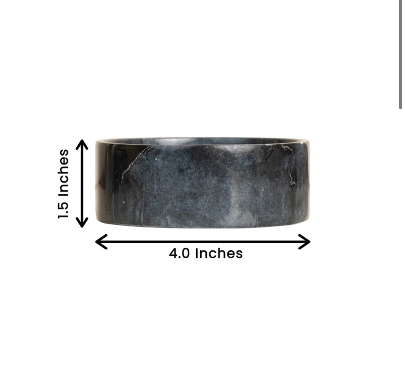 Ash Tray With Holder - Black
