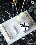 Ziarat White Marble Tray - Rectangle
