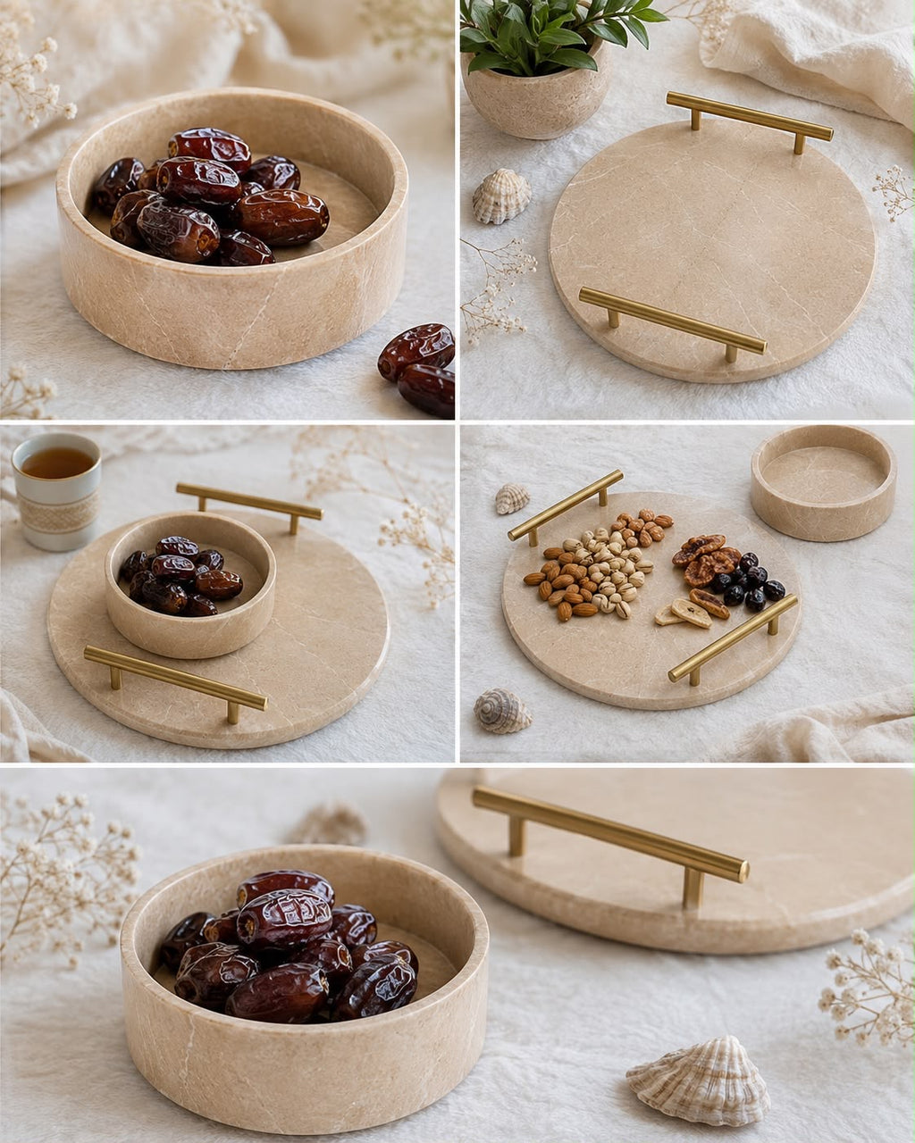 Premium Marble Ashtray – Elegant & Durable Design