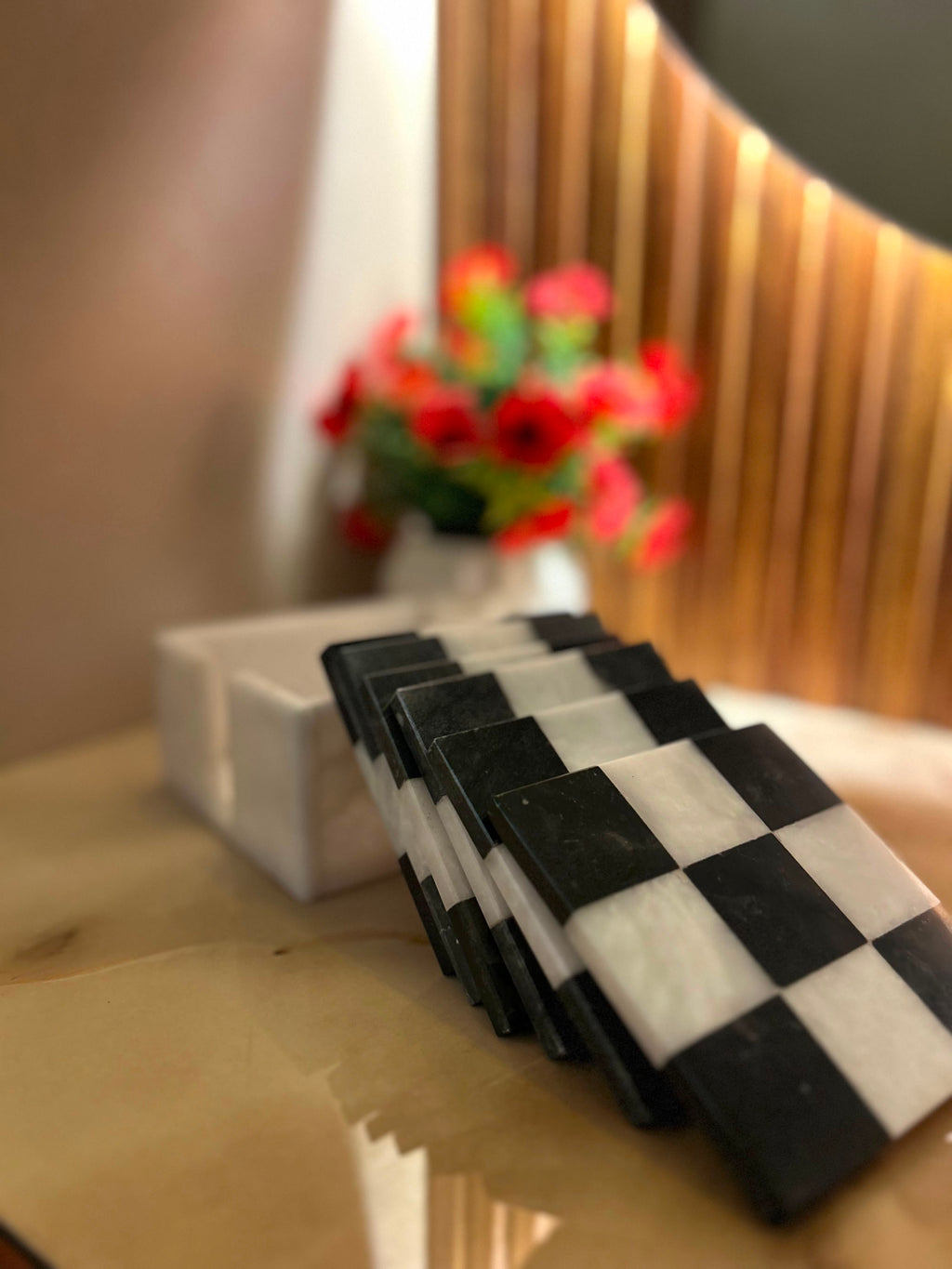 Black & White Coaster