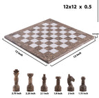 Sand Dune & White Chess (12x12)