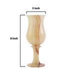 Marble Celebration Glass - Onyx (Pair Of 2)