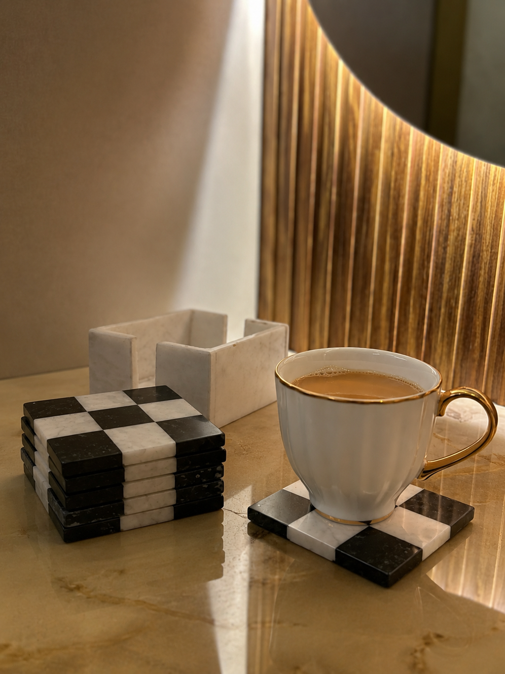 Black & White Coaster