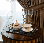 Black Star Marble Tray - Rectangle