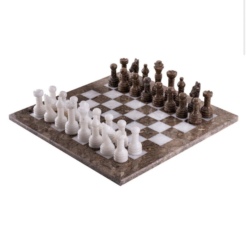 Sand Dune & White Chess (12x12)