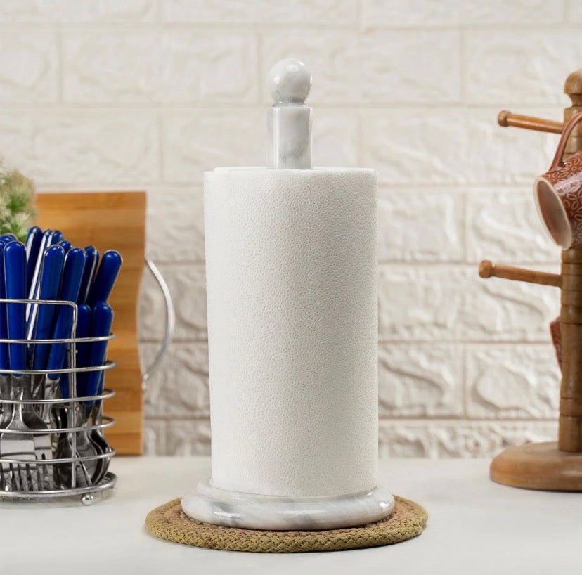 Kitchen Roll Holder - White