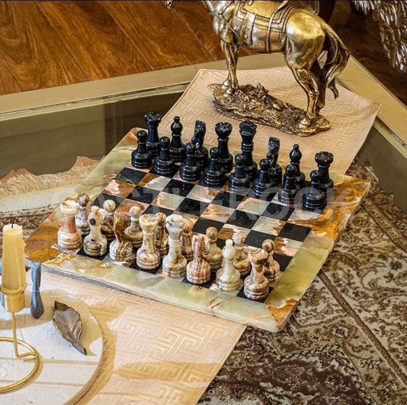 MarbleChess TajMahalMarble HomeDecor
