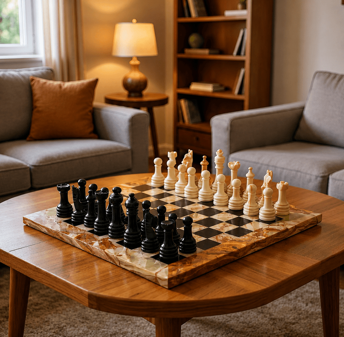 MarbleChess TajMahalMarble HomeDecor