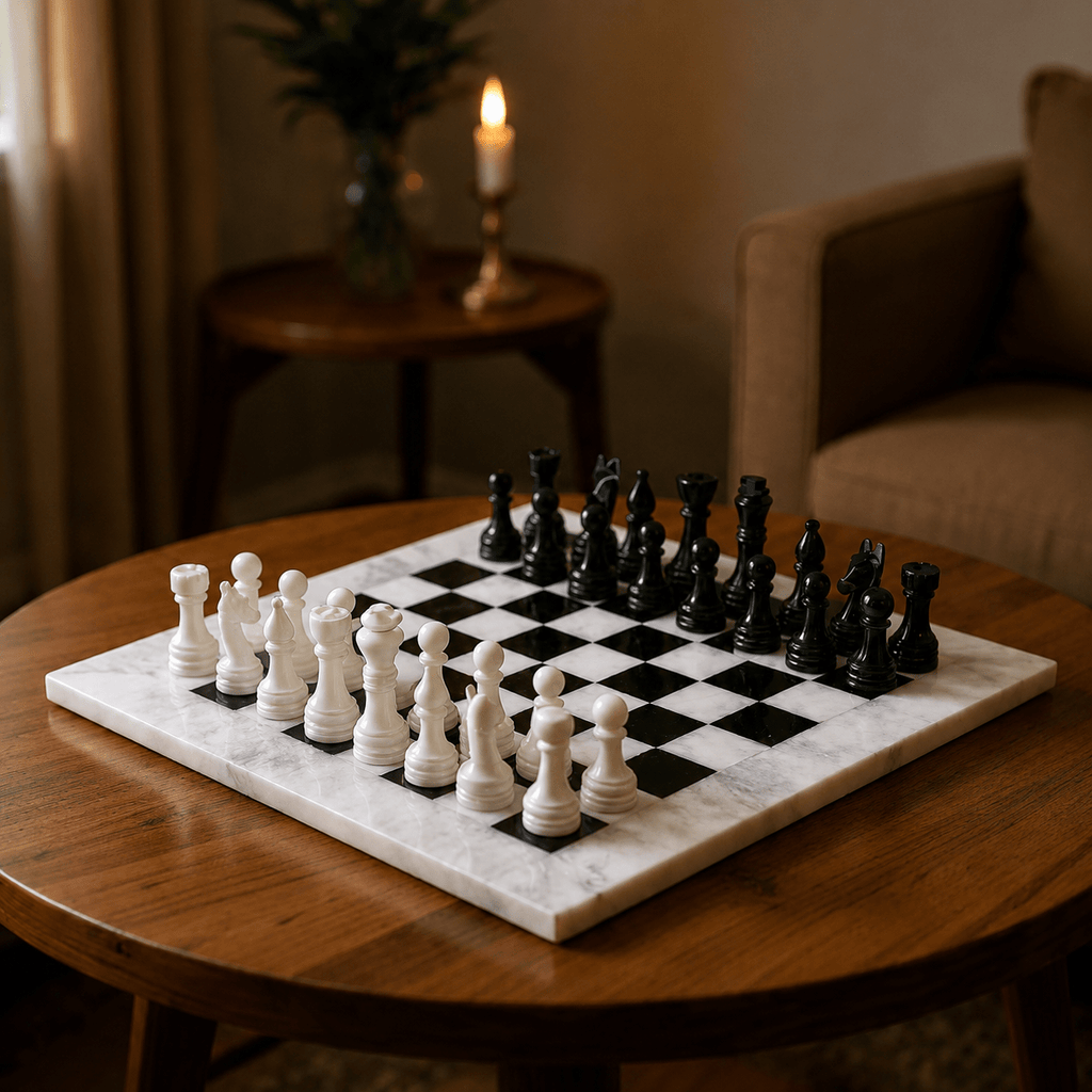 MarbleChess TajMahalMarble HomeDecor