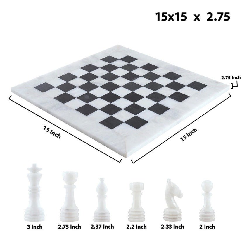 MarbleChess TajMahalMarble HomeDecor