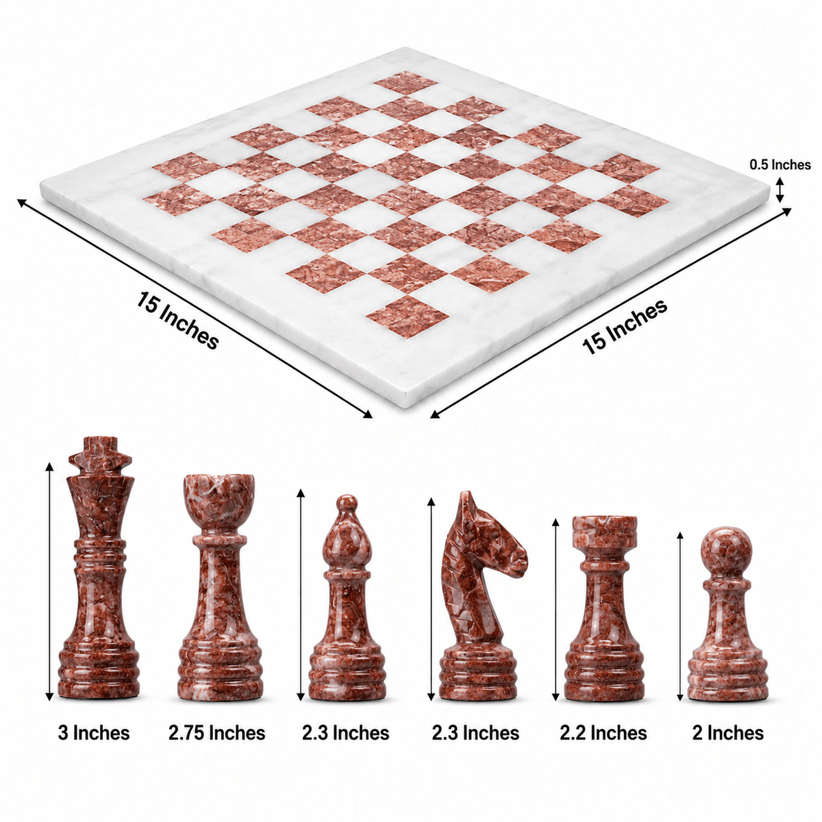 MarbleChess TajMahalMarble HomeDecor