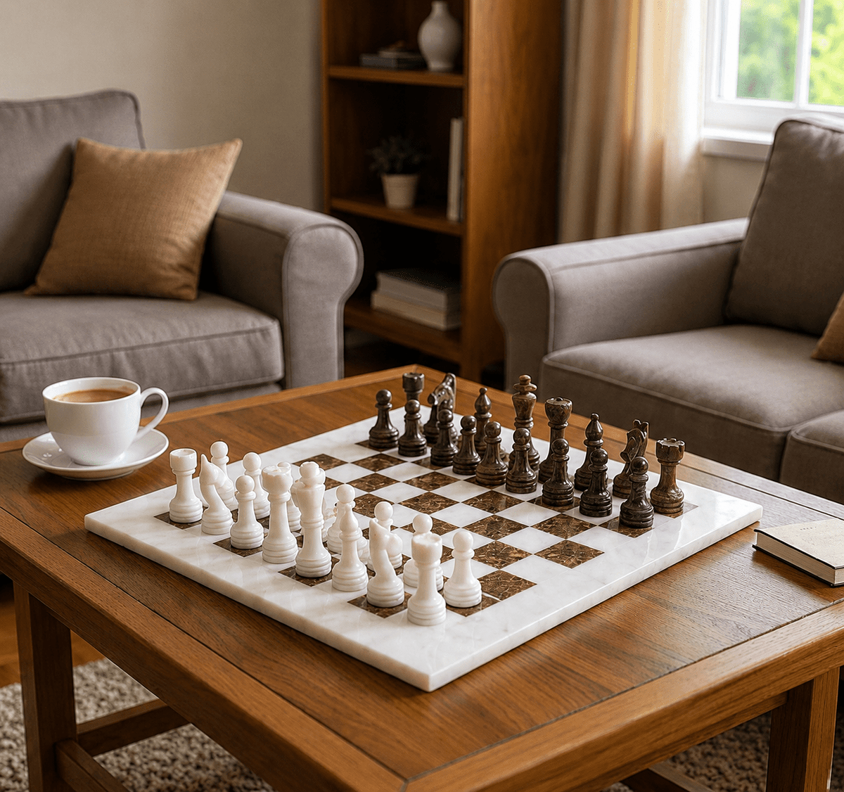 MarbleChess TajMahalMarble HomeDecor